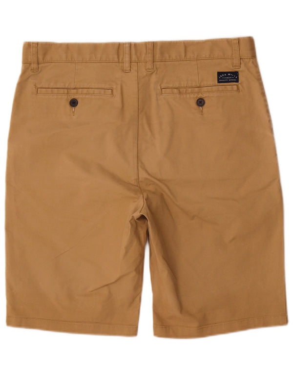 Мужские шорты чинос Jack Wills W34, большие, бежевые, хлопок