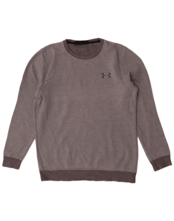 Мужской свитшот Under Armour в тонкую полоску среднего серого цвета