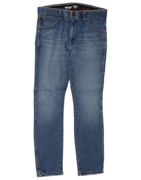 Мужские джинсы Wrangler Larston Slim W30 L30, синий хлопок