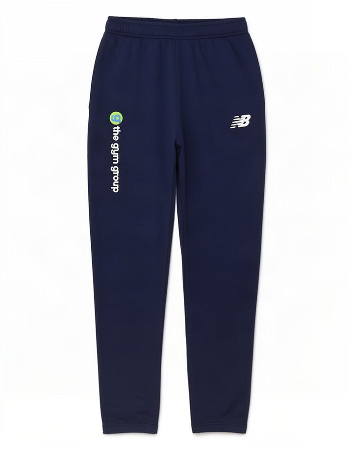 Мужские спортивные брюки New Balance с графическим рисунком, средний темно-синий полиэстер