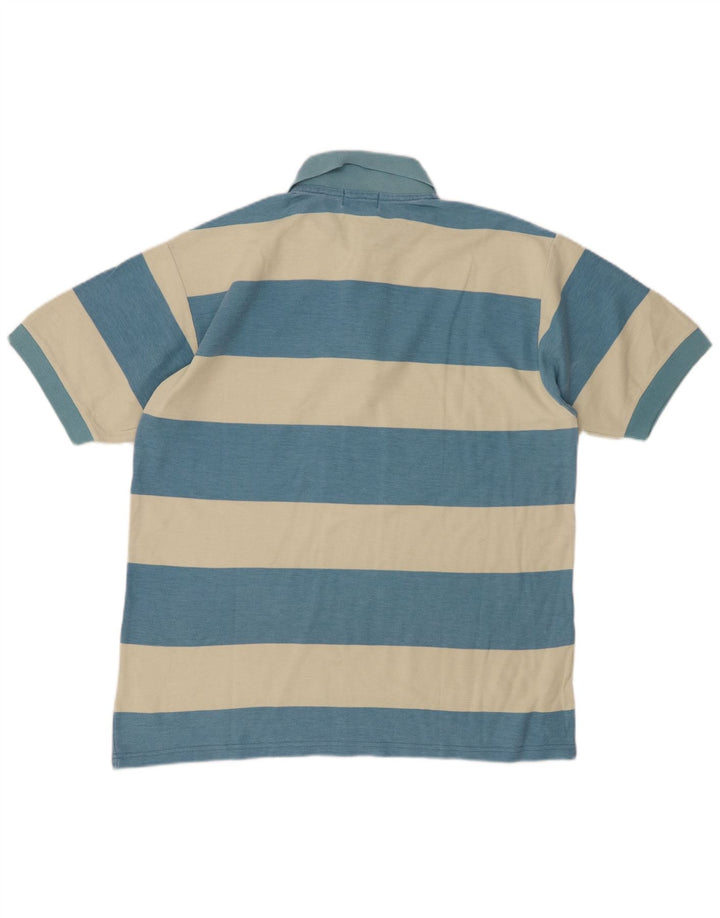 Мужская рубашка-поло FILA IT 48 Medium Blue Striped