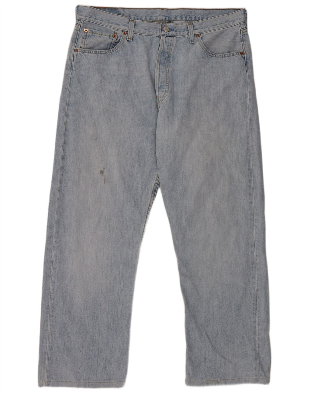 Мужские прямые джинсы Levi's 501 W36 L28 синие, хлопок