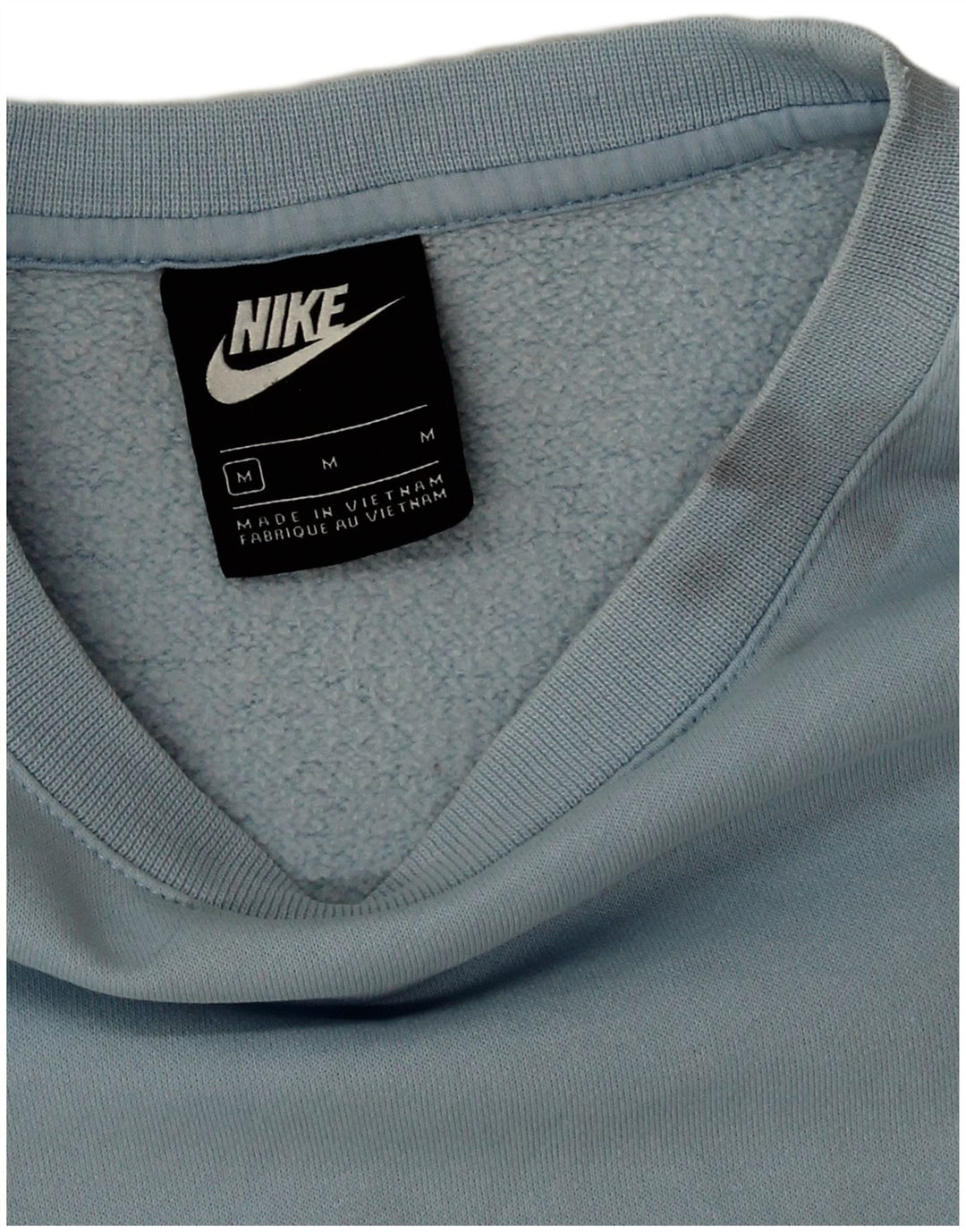 Мужской свитер Nike, хлопковый джемпер среднего синего цвета