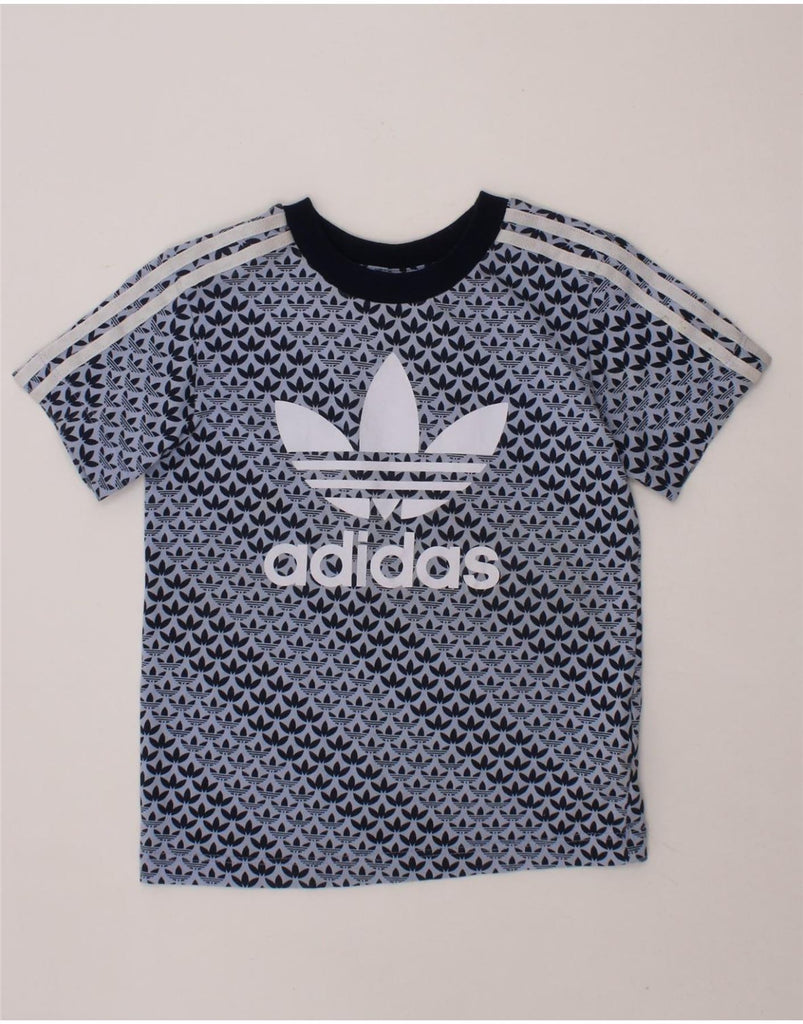 ADIDAS Baby Boys Graphic T-Shirt Top 18-24 Months Blue Cotton Vintage Adidas and Second-Hand Adidas from Messina Hembry 