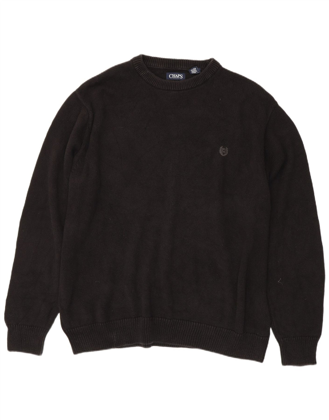 Мужской джемпер CHAPS с круглым вырезом 3XL, черный, хлопок