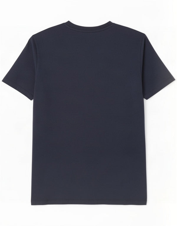 Мужская приталенная футболка с рисунком Jack & Jones, топ 2XL, темно-синий, хлопок
