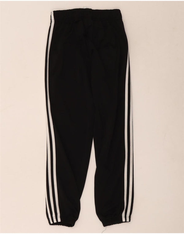 Спортивный костюм Adidas для девочек, брюки для бега, 9–10 лет, черный полиэстер