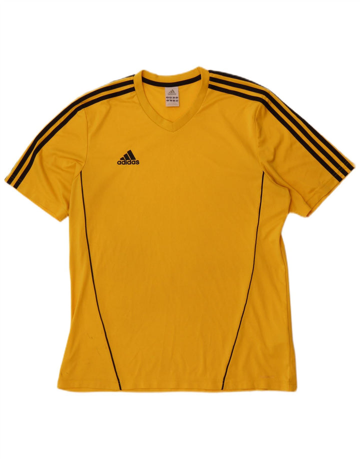 Мужская футболка Adidas Top Large Yellow из полиэстера