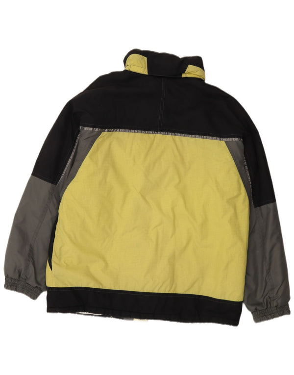 Винтажная мужская лыжная куртка UK 42 XL, разноцветная с цветными блоками