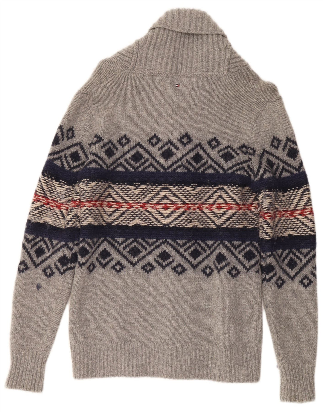 TOMMY HILFIGER Свитер-кардиган для мальчиков 15-16 лет Серый Fair Isle