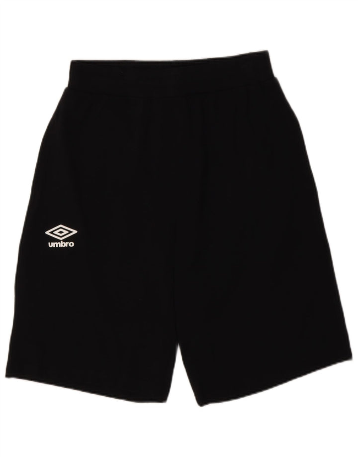Мужские спортивные шорты Umbro, маленькие черные хлопковые