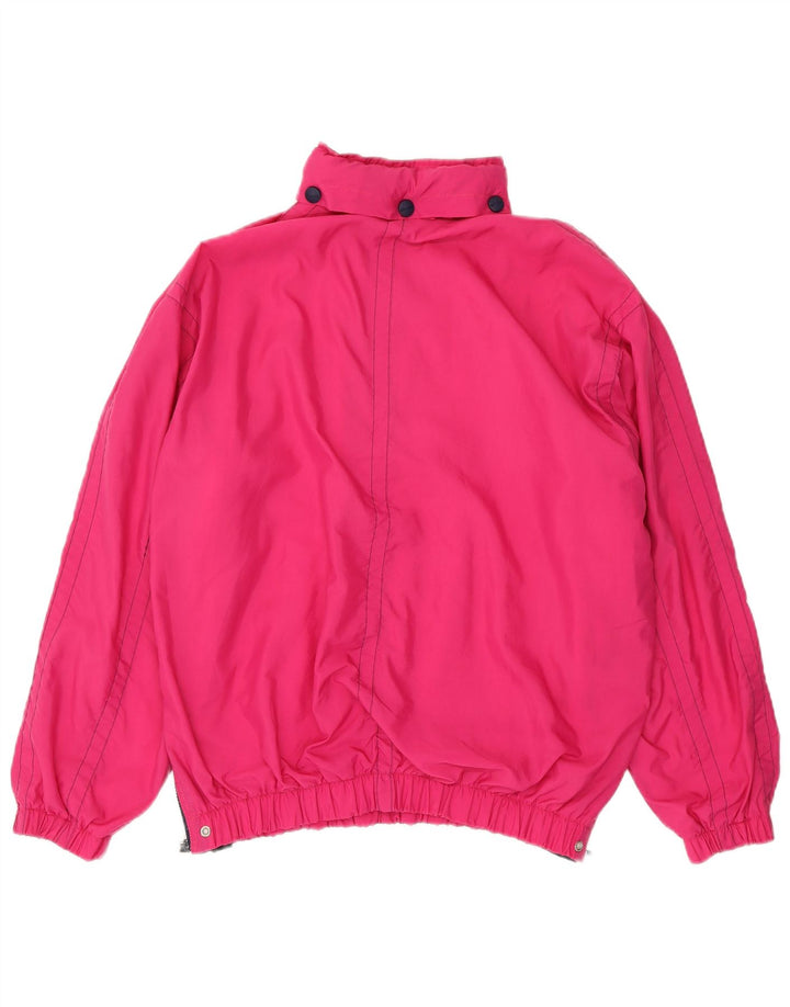 Мужская куртка-дождевик с капюшоном Ellesse UK 38, средний розовый