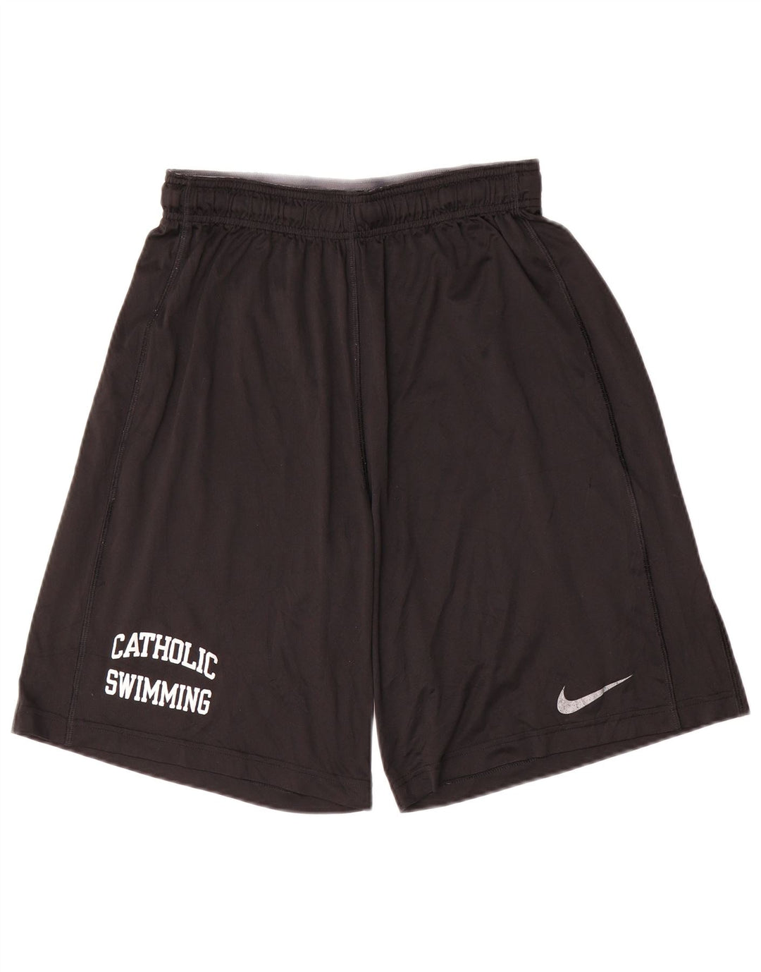Мужские спортивные шорты Nike Dri Fit с графикой, средний черный полиэстер