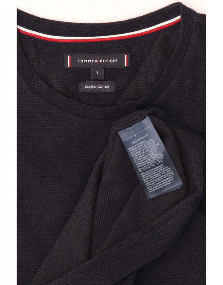 Tommy Hilfiger Мужской топ с длинным рукавом, маленький темно-синий, хлопок
