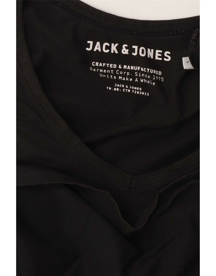 Мужская футболка Jack & Jones, большая черная