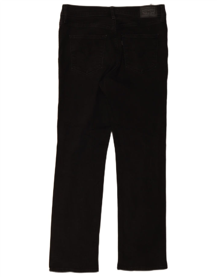 Женские прямые джинсы Levi's 314 W31 L30, черный хлопок