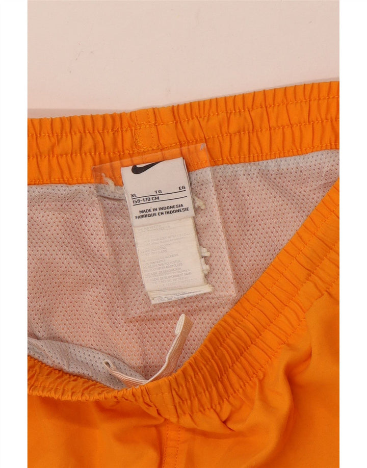 Шорты для плавания NIKE для мальчиков 13–14 лет, XL, оранжевые, полиэстер