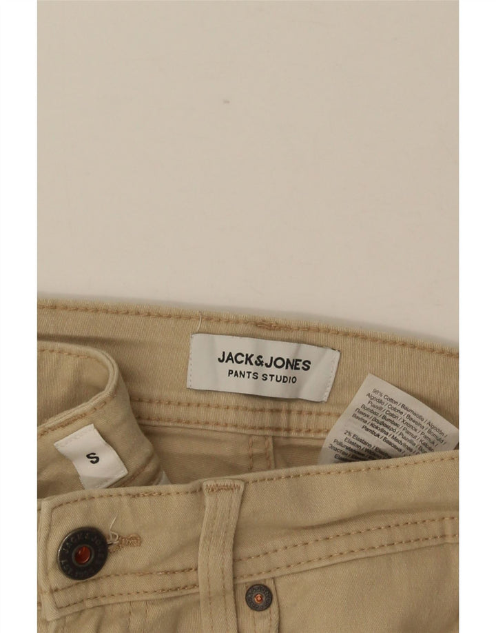 JACK & JONES Мужские шорты чинос, маленькие W31, бежевые, хлопок