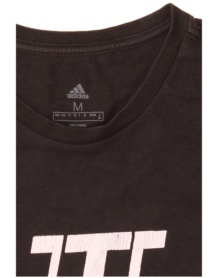 Мужская футболка с рисунком Adidas Top Medium Black