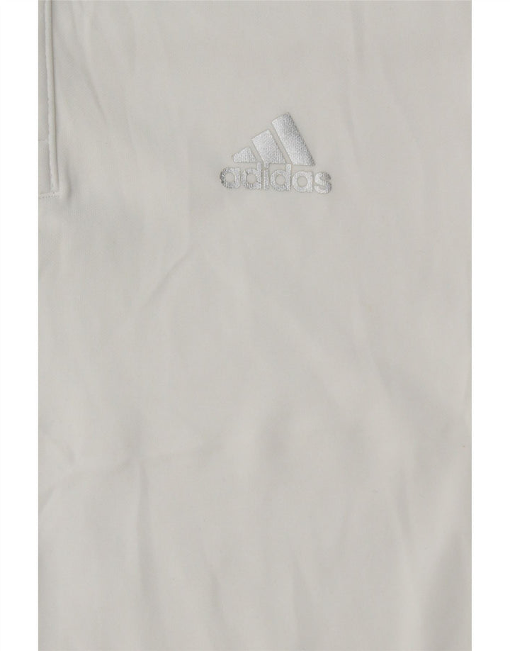 Мужская рубашка-поло Adidas Climalite, маленькая белая