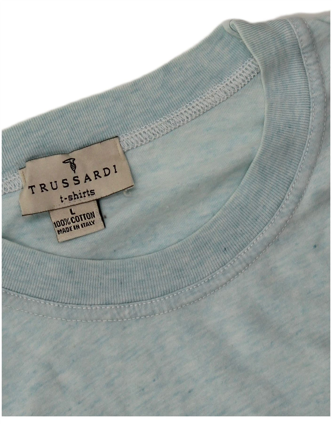 Мужская футболка Trussardi, большой синий хлопок