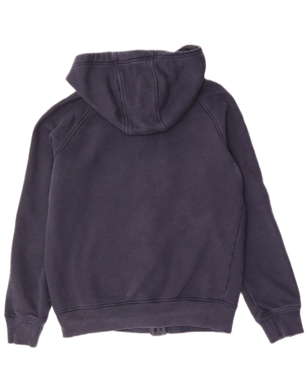 Женский свитер с капюшоном Adidas на молнии с графическим рисунком UK 16, большой темно-синий, хлопок