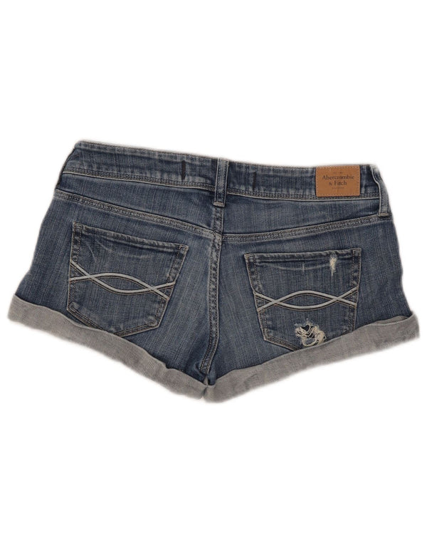 Женские джинсовые шорты Abercrombie & Fitch W25 XS, синие, хлопок