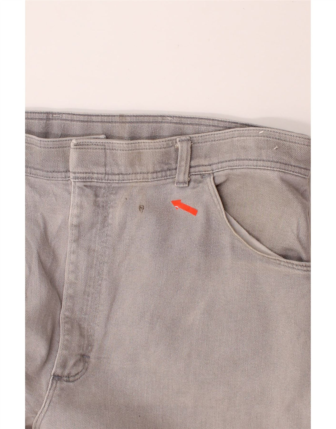 WRANGLER Mens Straight Jeans W42 L30 Grey Vintage Wrangler and Second-Hand Wrangler from Messina Hembry 