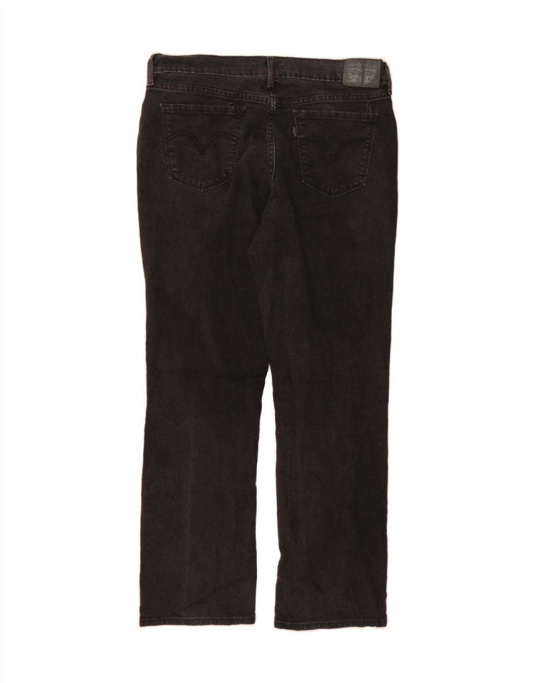 LEVI'S Womens 505 Straight Jeans W31 L27 Black Cotton Vintage Levi's and Second-Hand Levi's from Messina Hembry 
