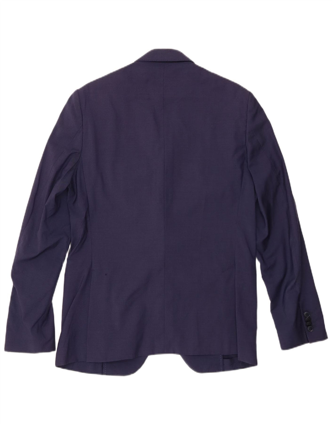 VINTAGE Мужской пиджак на 2 пуговицах IT 48 Средний Темно-Синий Вискоза