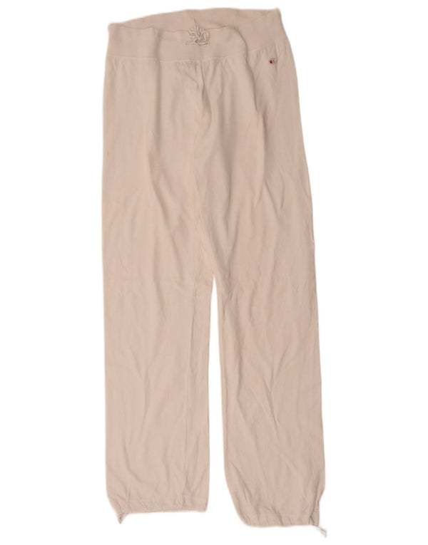 Champion Womens Tracksuit Trousers Joggers UK 14 Medium White