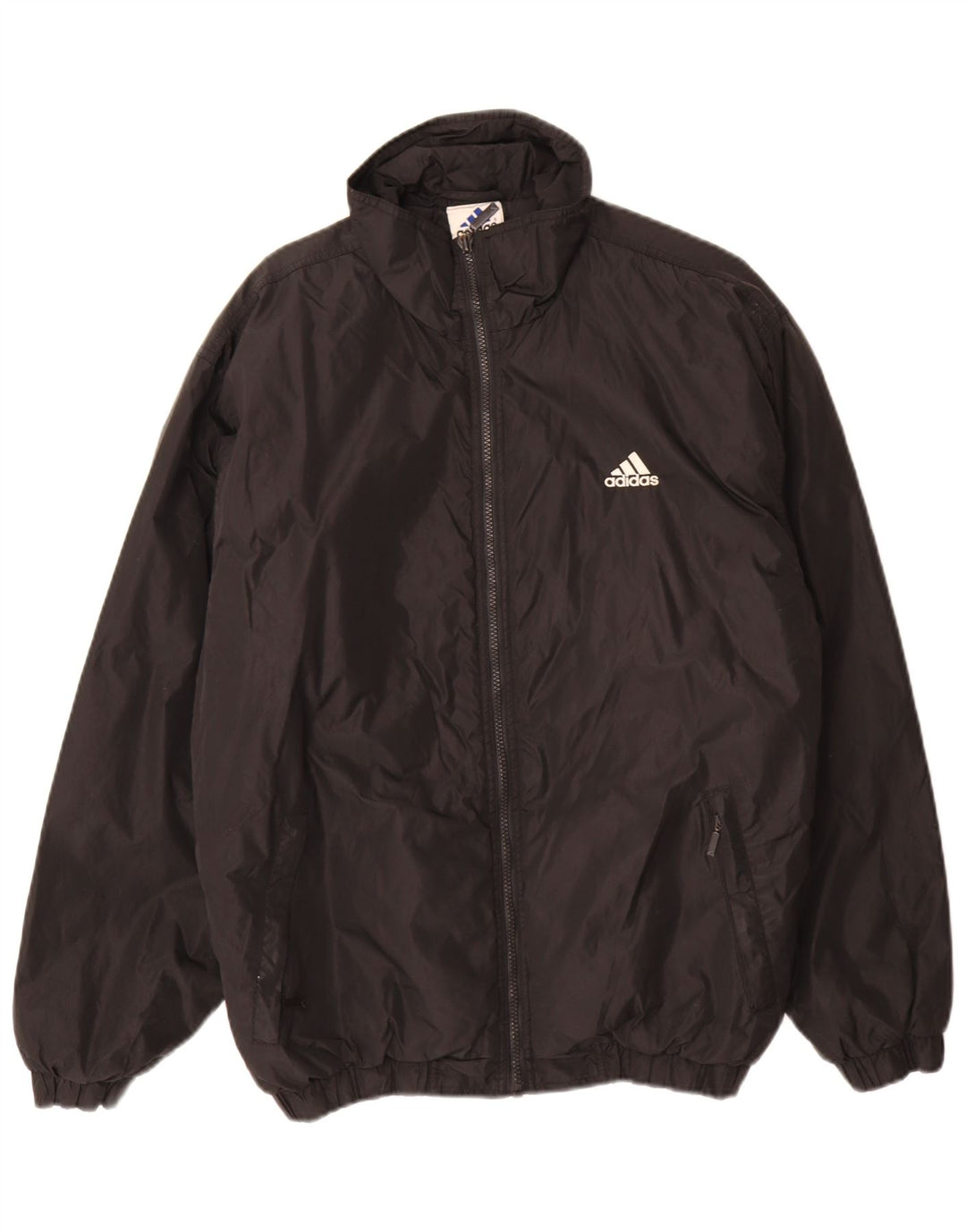 Мужская куртка-дождевик Adidas UK 36/38 маленькая черная из полиамида