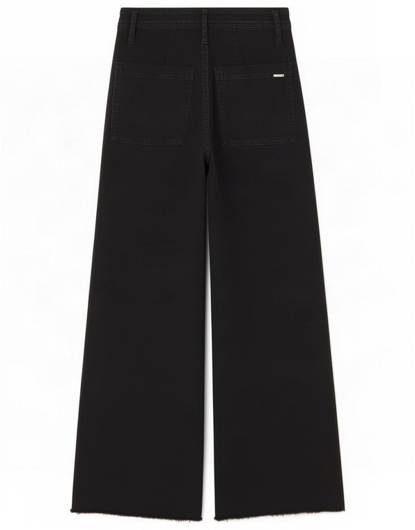 Женские джинсы Massimo Dutti с высокой посадкой и широкими штанинами EU 36 2XS W26 L27 Черный