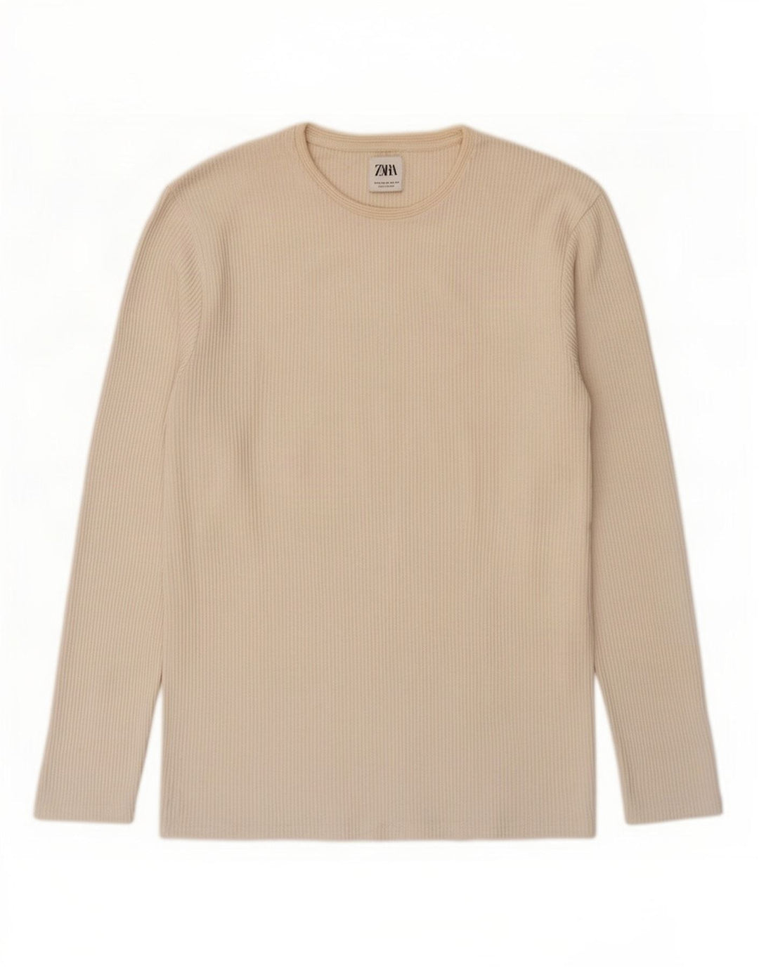 Мужской топ Zara с длинным рукавом XL Off White