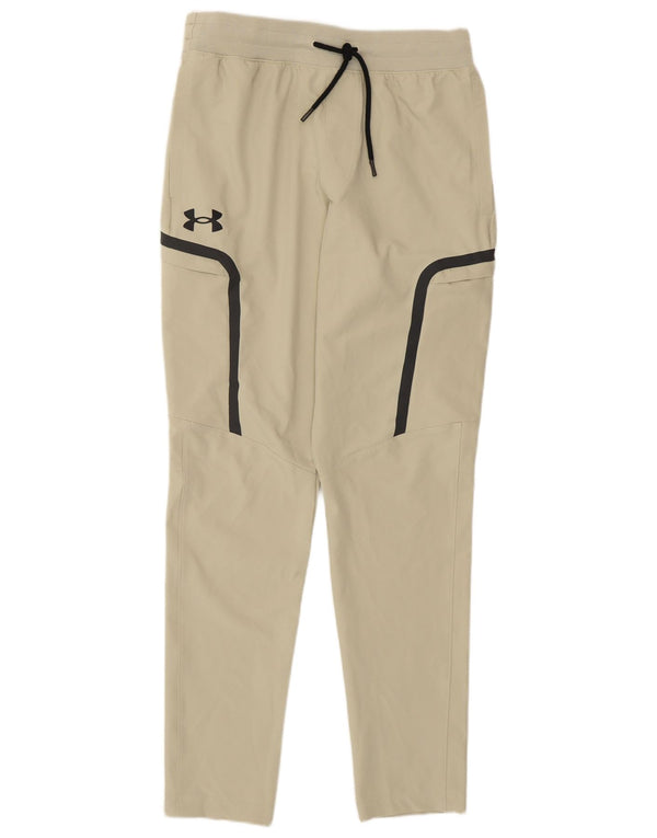 Женские спортивные брюки Under Armour Medium W28 L30 Бежевые в полоску