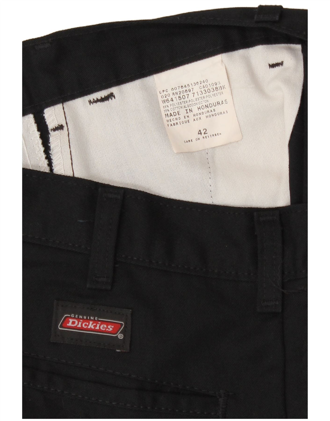 Мужские шорты-карго Dickies W42 2XL, черный полиэстер