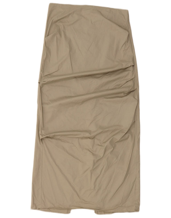 Женская макси-юбка Zara Medium W28, зеленый хлопок