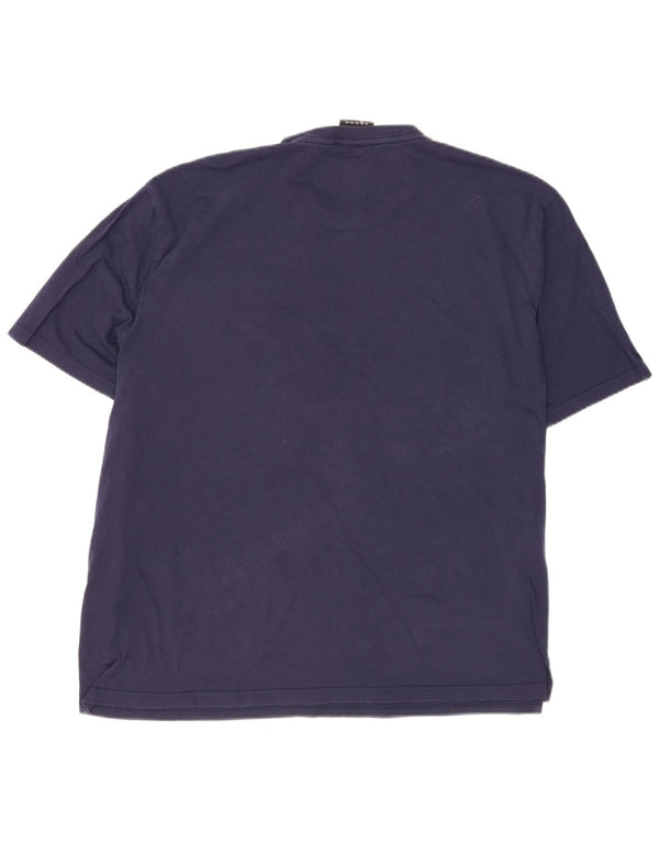 Мужская футболка Lyle & Scott 2XL темно-синего цвета из хлопка