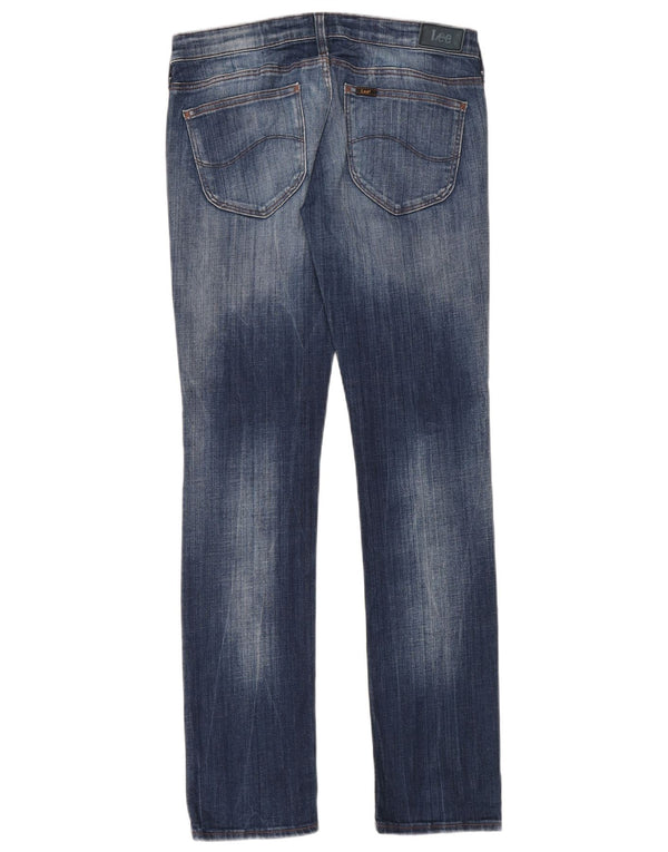 Женские узкие джинсы Lee с низкой талией W31 L33, синий хлопок