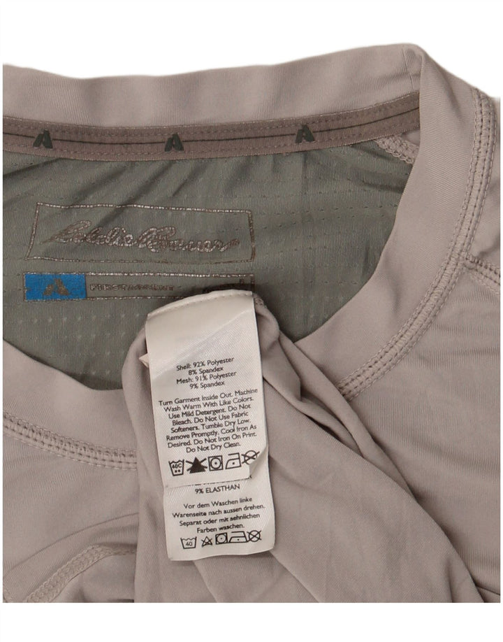 Мужская футболка Eddie Bauer, большой серый цвет, полиэстер с цветными блоками