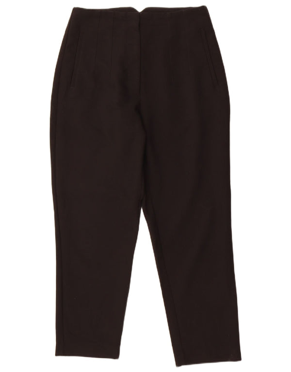 Женские зауженные костюмные брюки Zara, большие W30 L27, черные, полиэстер