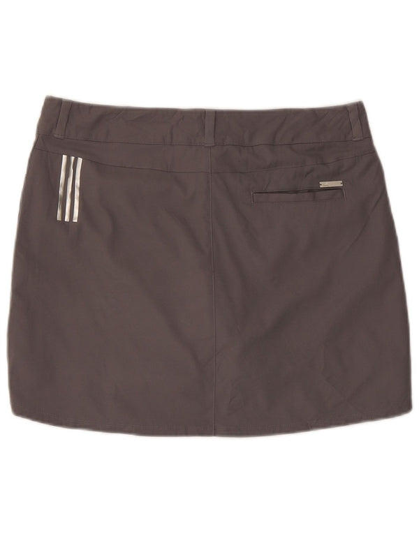 Женская мини-юбка Adidas UK 14, большая W32, серый полиэстер