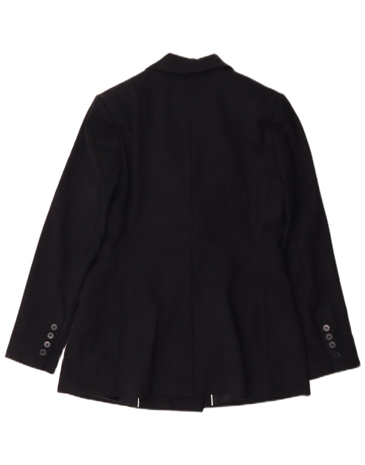 Женский пиджак Marks & Spencer Autograph UK 10, маленький темно-синий
