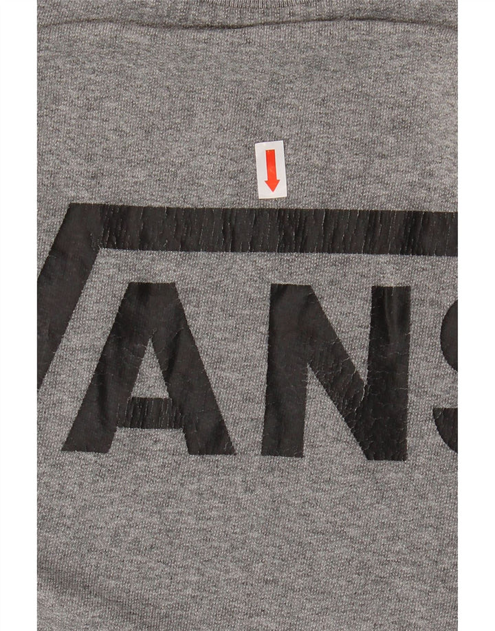 Женский свитер с рисунком VANS UK 14, большой, серый