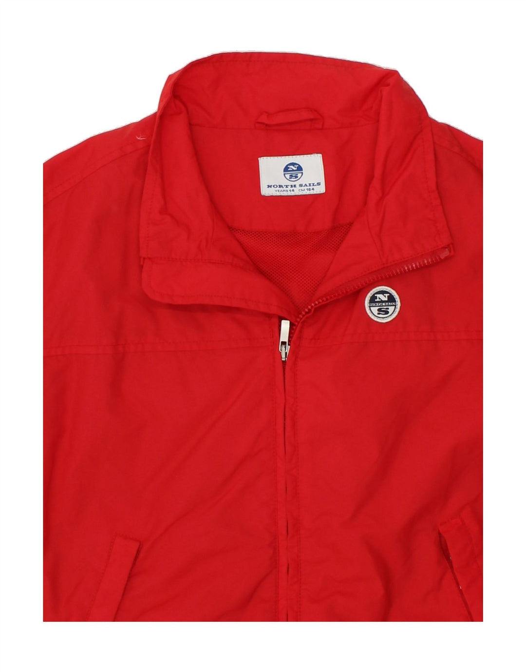 NORTH SAILS Boys Bomber Jacket 13-14 Years Red Polyamide Vintage North Sails and Second-Hand North Sails from Messina Hembry 