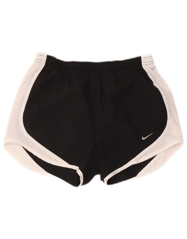 Женские спортивные шорты Nike Dri Fit UK 6 XS, черные с цветными блоками