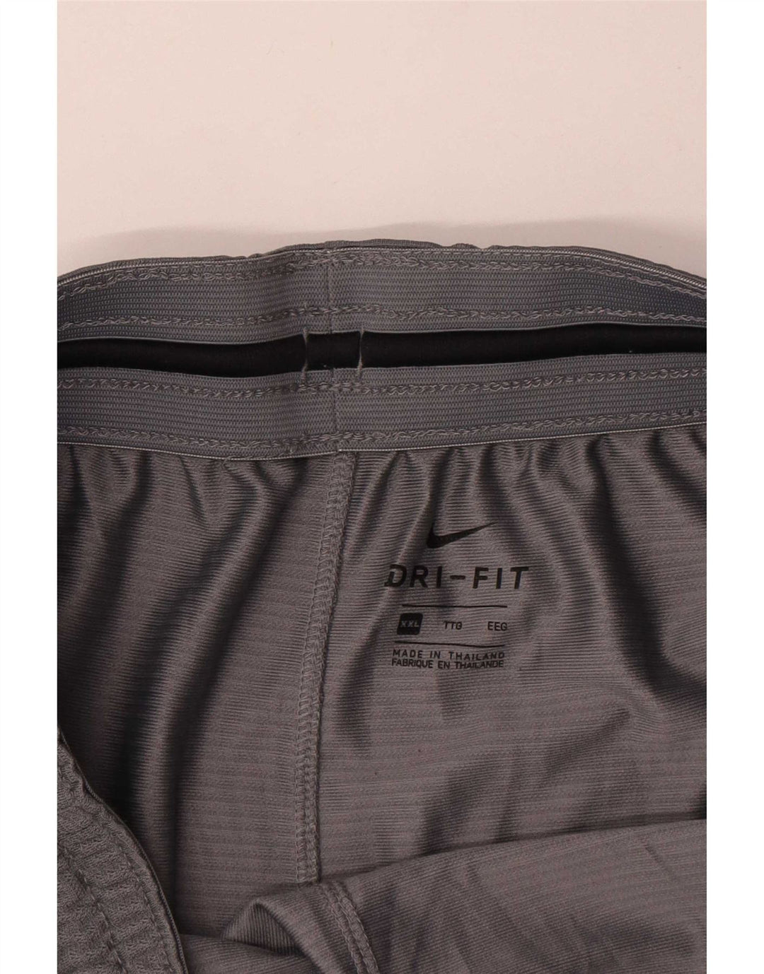 Мужские спортивные шорты Nike Dri Fit с графическим рисунком 2XL, серый полиэстер