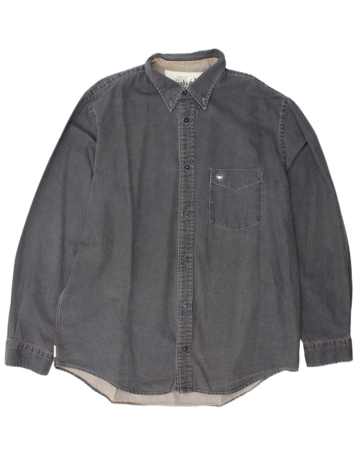 Мужская рубашка MURPHY & NYE 2XL Серый хлопок