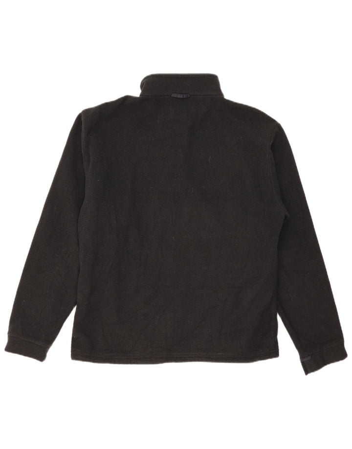 Мужская флисовая куртка FILA UK 40, большая, черная, полиэстер