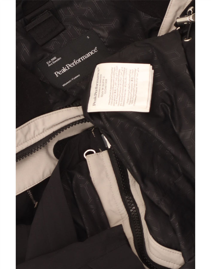 Женская ветровка с графическим рисунком Peak Performance UK 10, маленькая черная